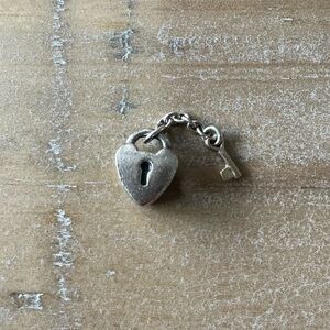 Pandora Heart and Key Charm